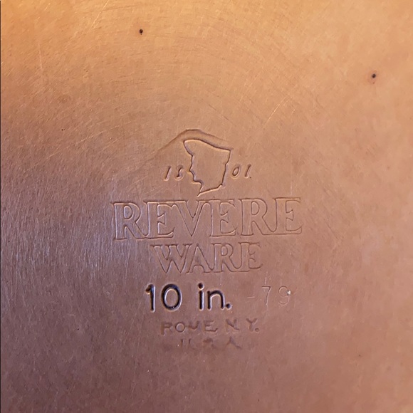 Vintage Revereware 10” skillet WITH LID - Picture 5 of 6